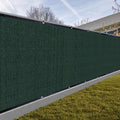 SUNNY GUARD Privacy Screen Fence 4/5/6/8 FT Heavy Duty Dustproof Denoise Fencing Mesh Fabric Shade Net Cover for Outdoor Wall Garden Yard Pool Deck,6' x 50' Dark Green(We Make Custom Size)