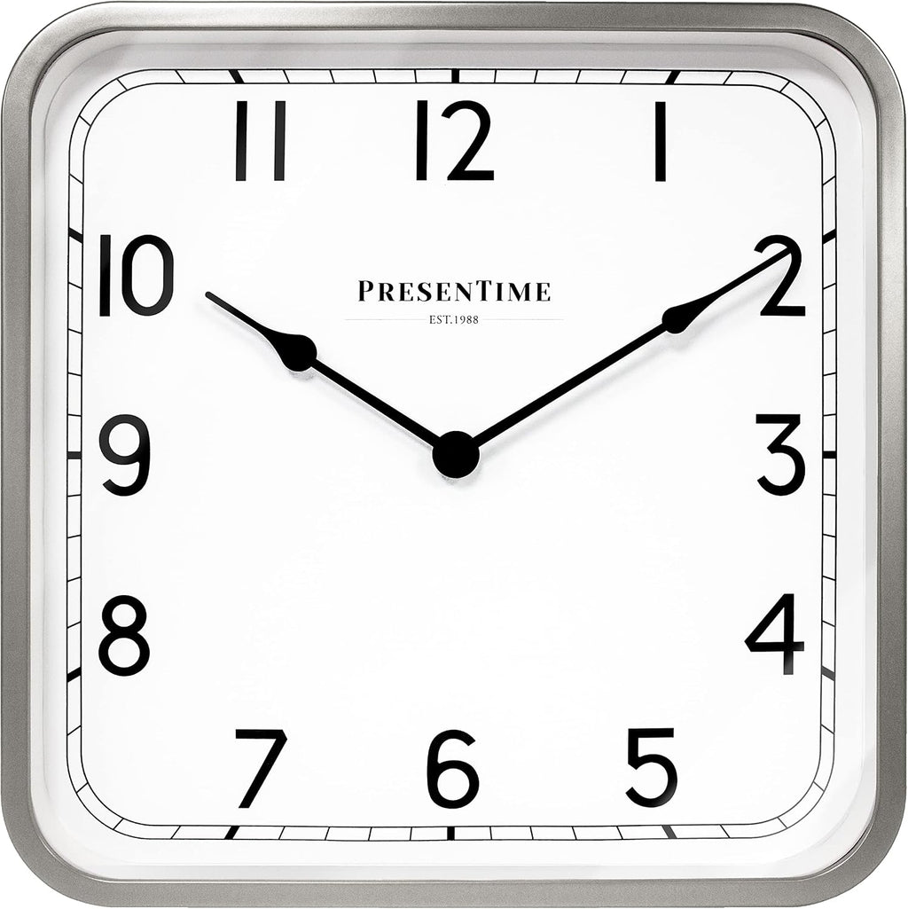 Presentime 16" Anton Vintage Square Clock