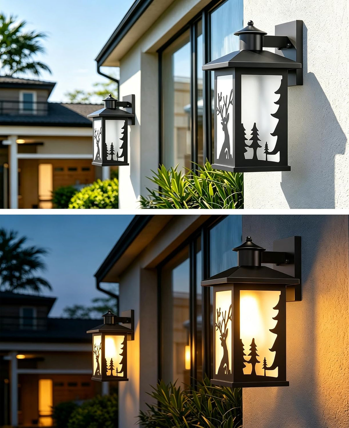 JAYNLT Rustic Porch Light,Outdoor Lights for House,Patio,Front Door,2Pack