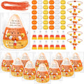 Ferreve 100 Sets Christian Candy Corn Beads Trinity Halloween Bracelet Kit