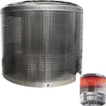 Patio Heater Main Burner Net Emitter Screen Outdoor Heater Replacement Parts 10 3/4"Diameter Stainless Steel Safety Heating Net Fittings Applied to Most Gas Patio Heater