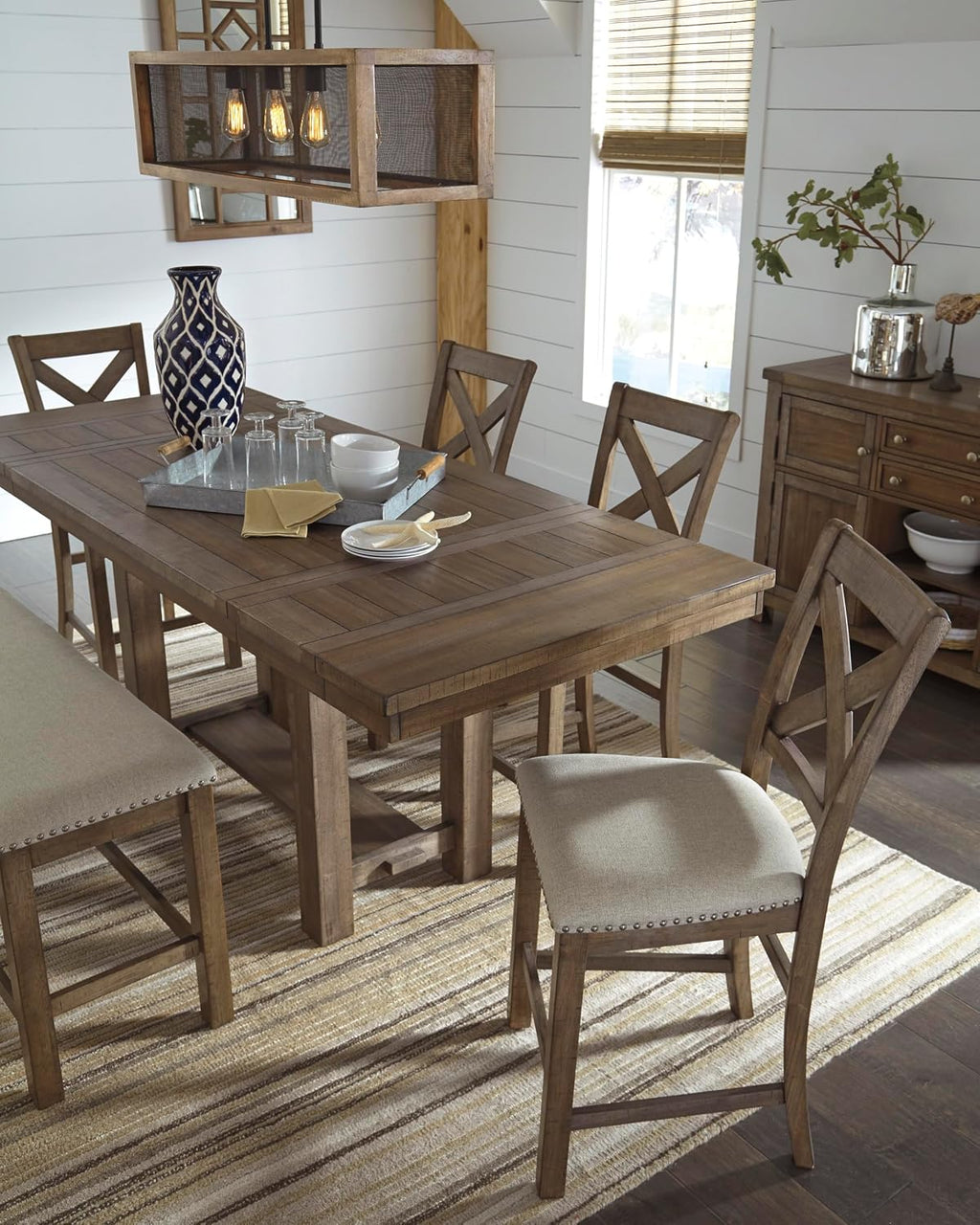 Signature Design by Ashley Moriville Counter Height Dining Extension Table