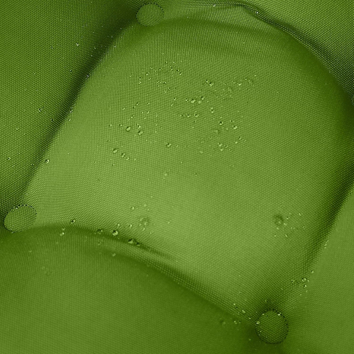 outdoor tufted wicker cushions seat cushions for patio, close-up detail