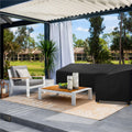iBirdie Outdoor Sectional Cover fit 112 x 87 inch L-Shaped Couch Sofa