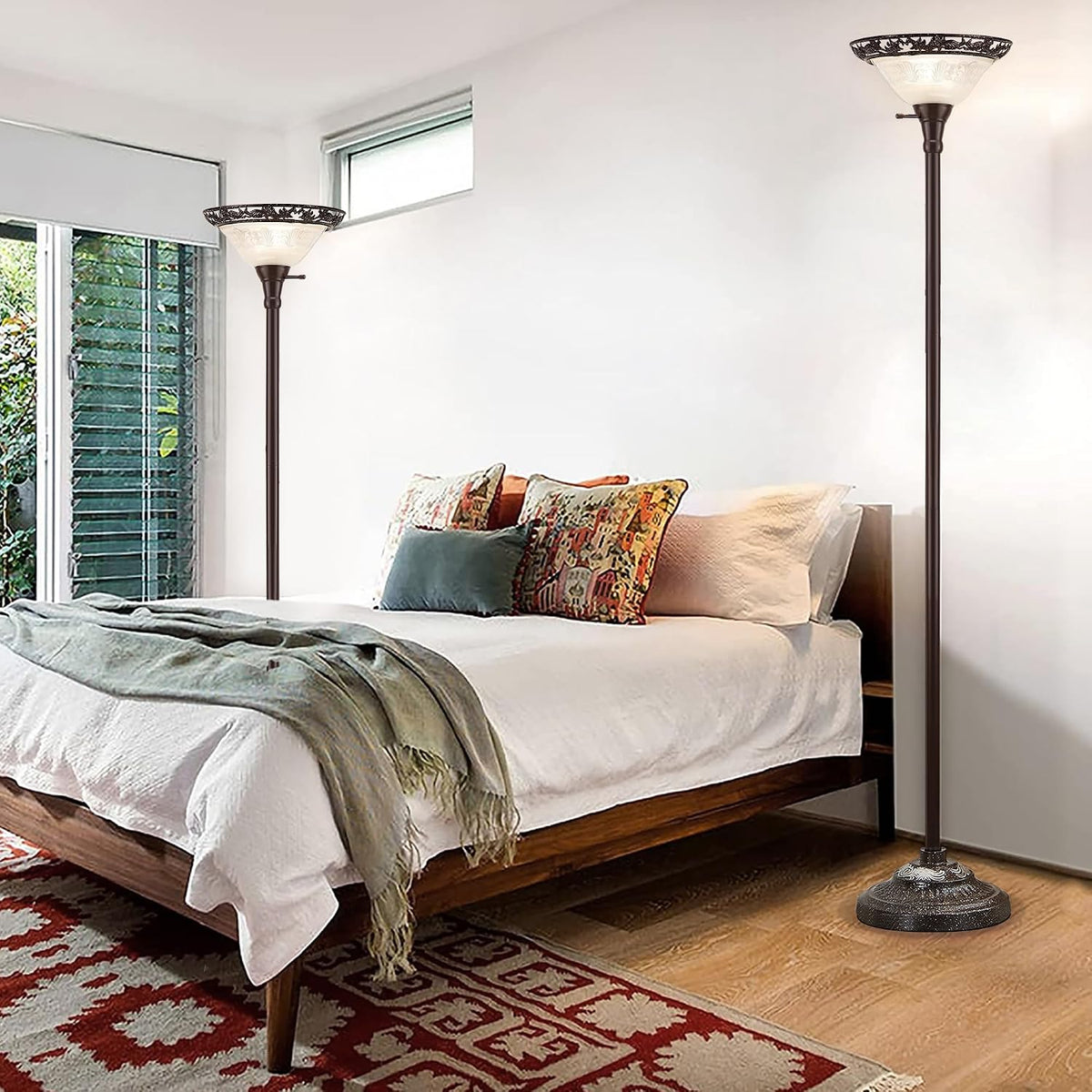 Luvkczc Torchiere Floor Lamps for Living Room, 70" Tall Standing Lamp