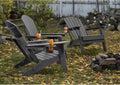 FUNBERRY Oversized Folding Adirondack Chair with Adjustable Backrest 400LBS