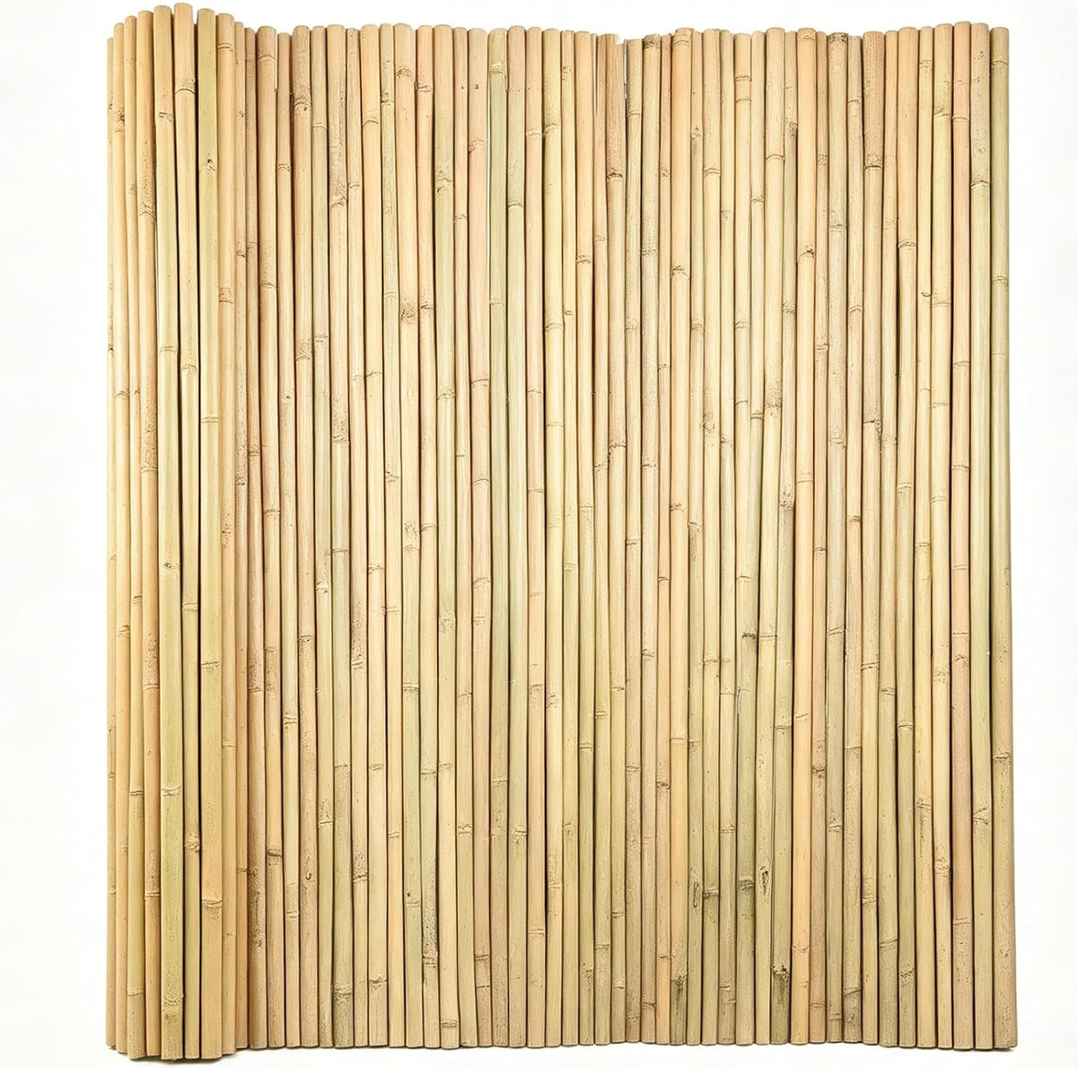 Bamboo Fence 4ft H x 8ft L x 0.7In D, Eco-Friendly Privacy Fence for Outdoor Wall, Garden, Yard, Pool, Patio, Decorative Natural Bamboo Fencing