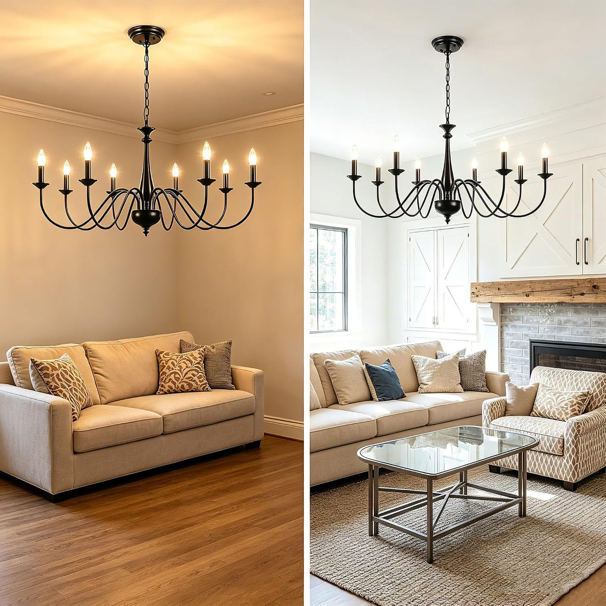 farmhouse chandeliers for dining room light fixture black showing dimensions