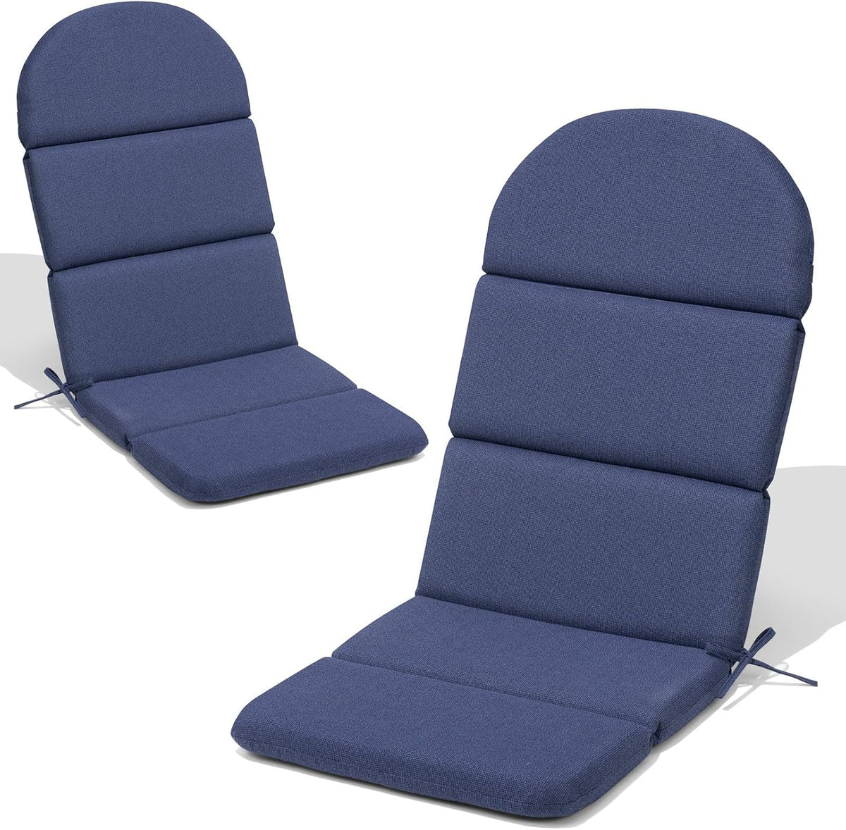 50x19.6 In Adirondack Chair Cushion Set of 2, Outdoor Chair Cushion