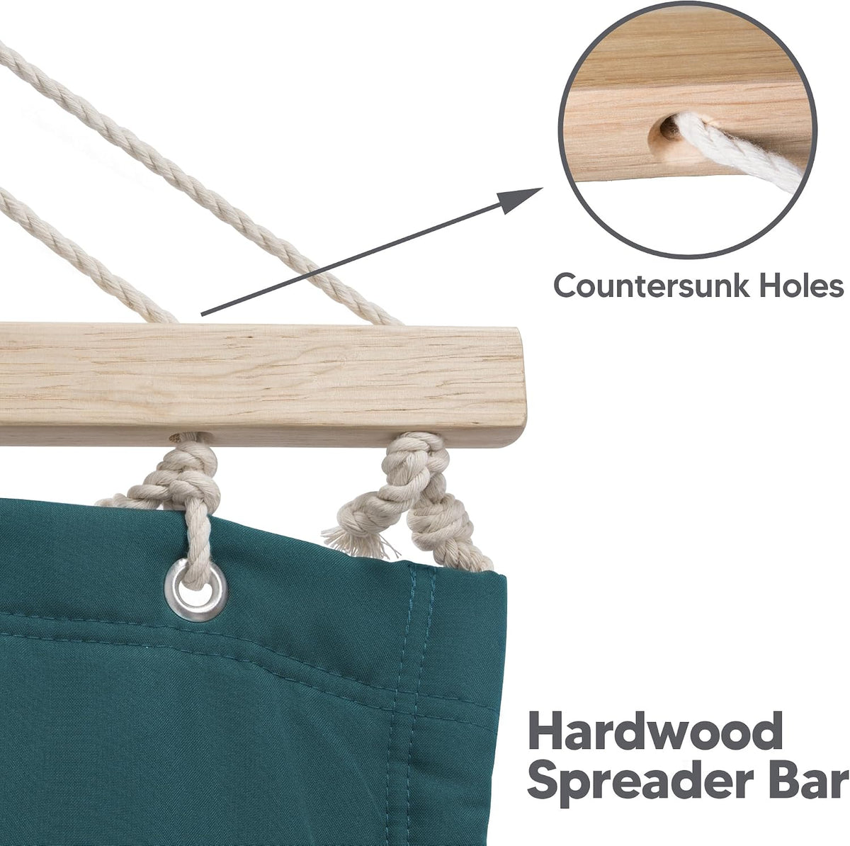 SUNCREAT Replacement Hammock for Stand, 475 lbs Capacity, Dark Green
