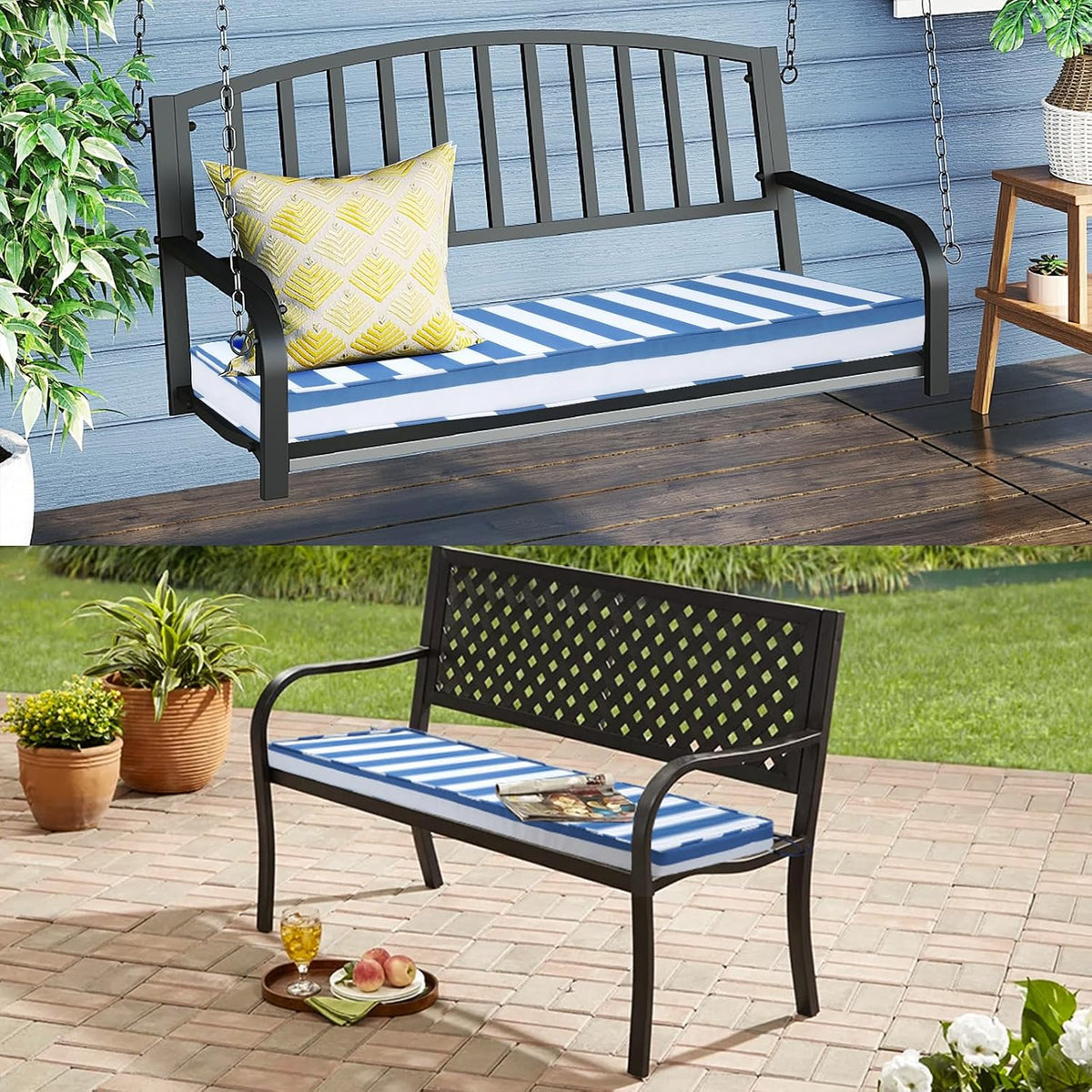 mrsenloi outdoor bench cushion, 48 x 16 x, package contents