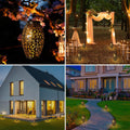 Solar Lanterns Outdoor Waterproof 2 Pack Solar Garden Lanterns Garden Decor