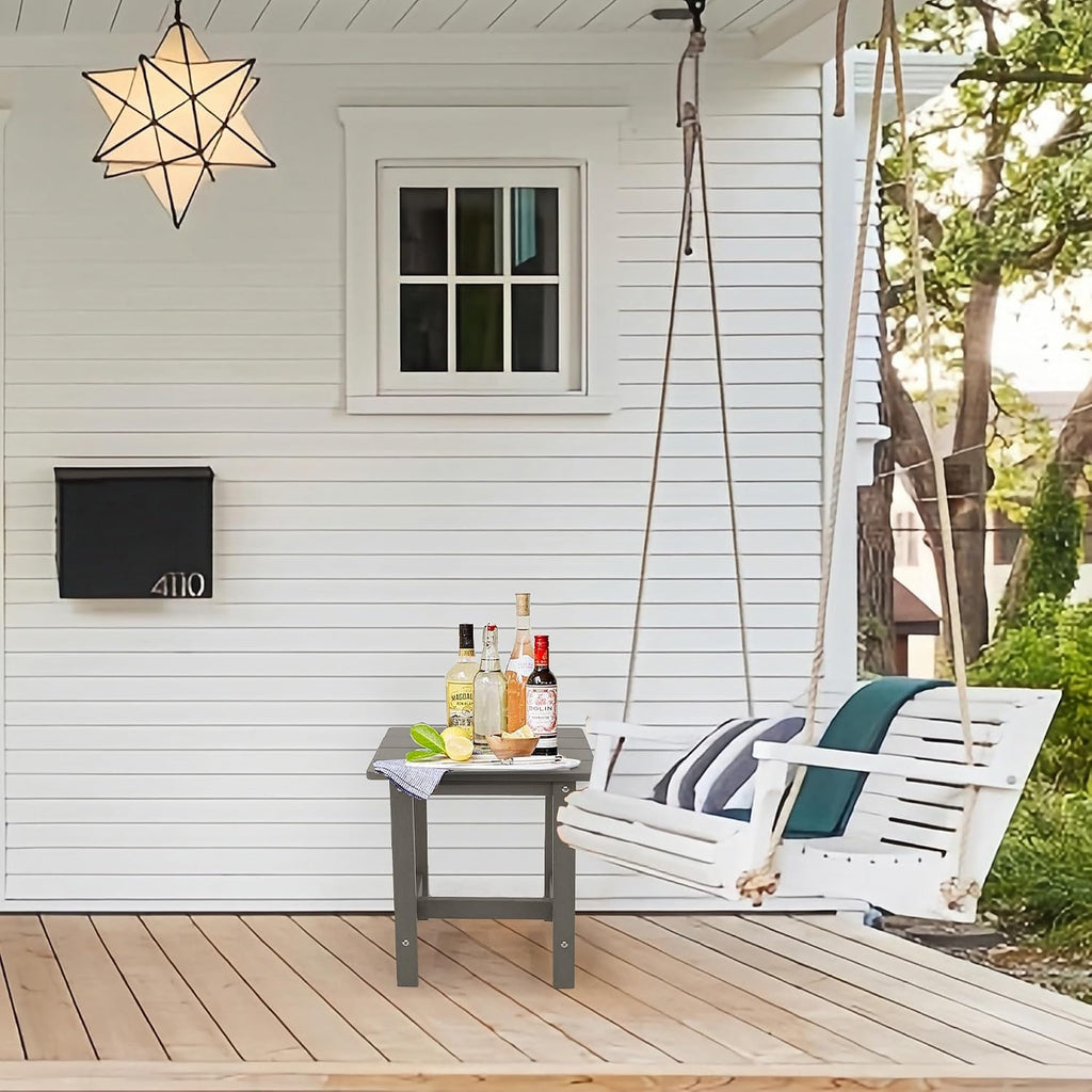 meluvici outdoor side table, small adirondack side table, package contents