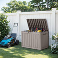 EasyUp 45 Gallon Waterproof Outdoor Storage Box UV Resistant Deck Box