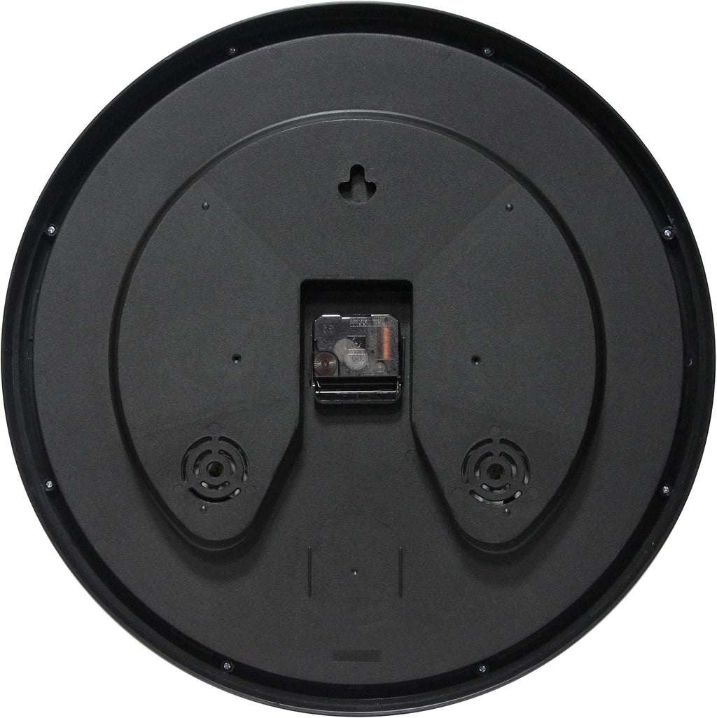Concordia 17.5-Inch Indoor/Outdoor Waterproof Wall Clock with Built-in
