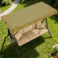 3 Person Patio Swing Replacement Canopy, Beige