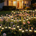 OZS 6 Pack Solar Garden Lights Outdoor, Warm White