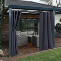BONZER Waterproof Indoor/Outdoor Curtains for Patio Thermal Insulated