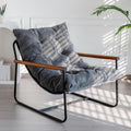 MAXYOYO Modern Accent Chair, Comfy Living Room Chair with Metal Frame