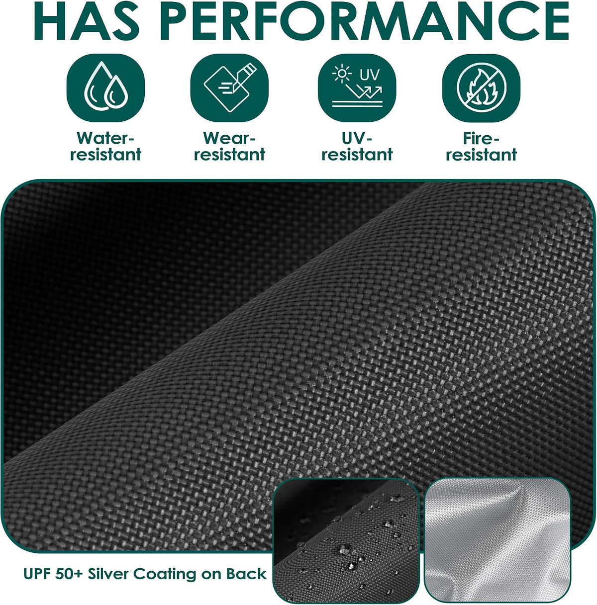 ninat 10x10ft canopy replacement top with air vent showing dimensions