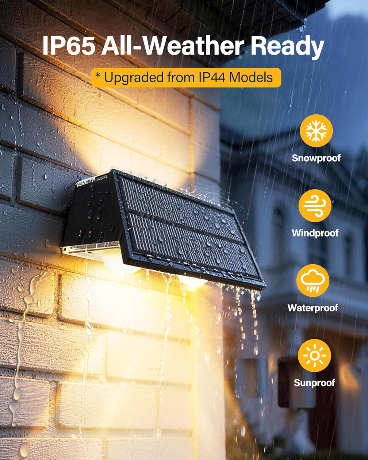 Solar Fence Lights Outdoor, 10 Pack Fence Solar Lights Waterproof