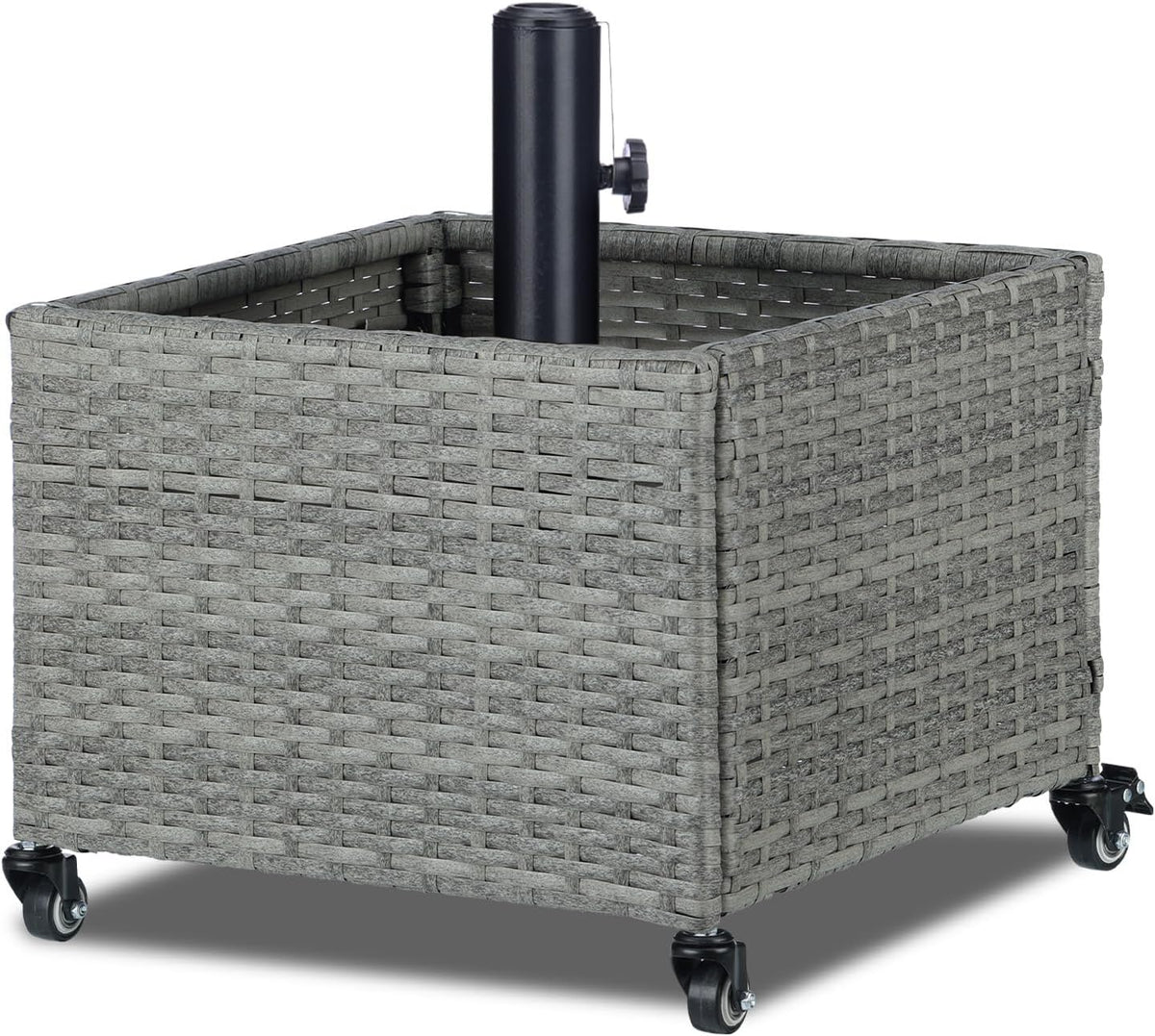 SUNNYPARK Umbrella Base with Wheels and Fillable Planter 2 in 1