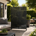 Kozyard Metal Privacy Screen 74" H x 47.2" W Decorative Outdoor Divider