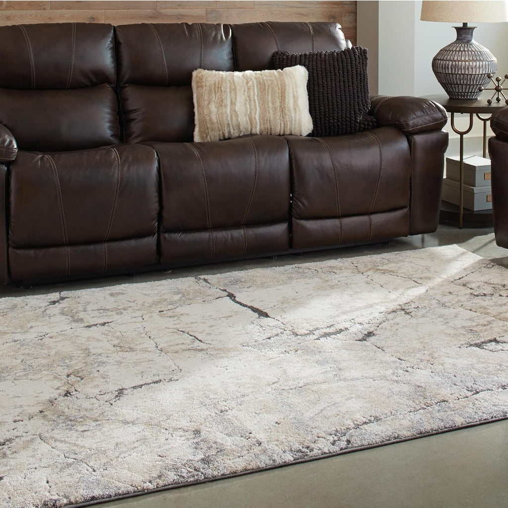 Signature Design by Ashley Wyscott Living Room Rug, 8x10 Modern Abstract