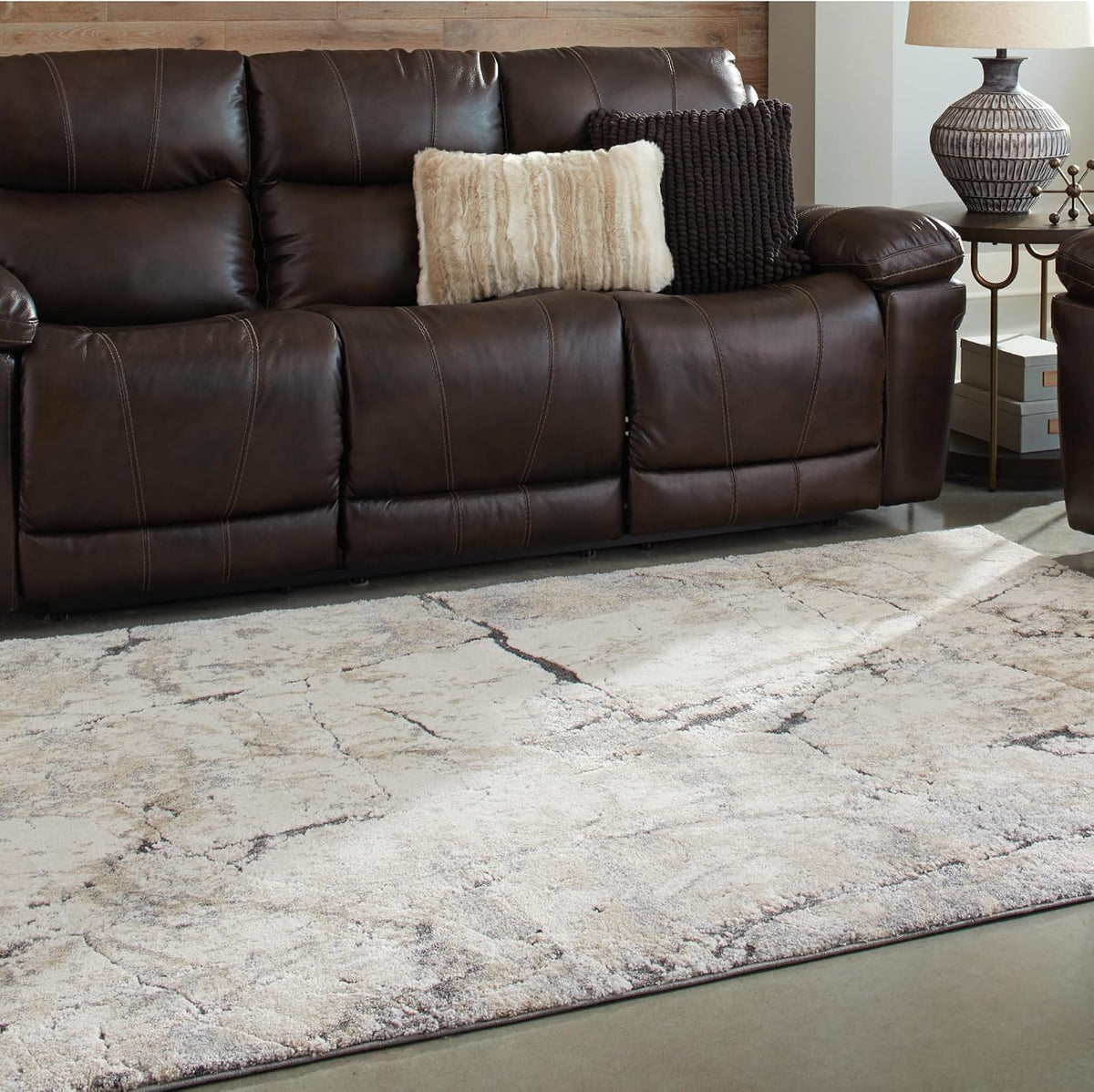 Signature Design by Ashley Wyscott Living Room Rug, 8x10 Modern Abstract