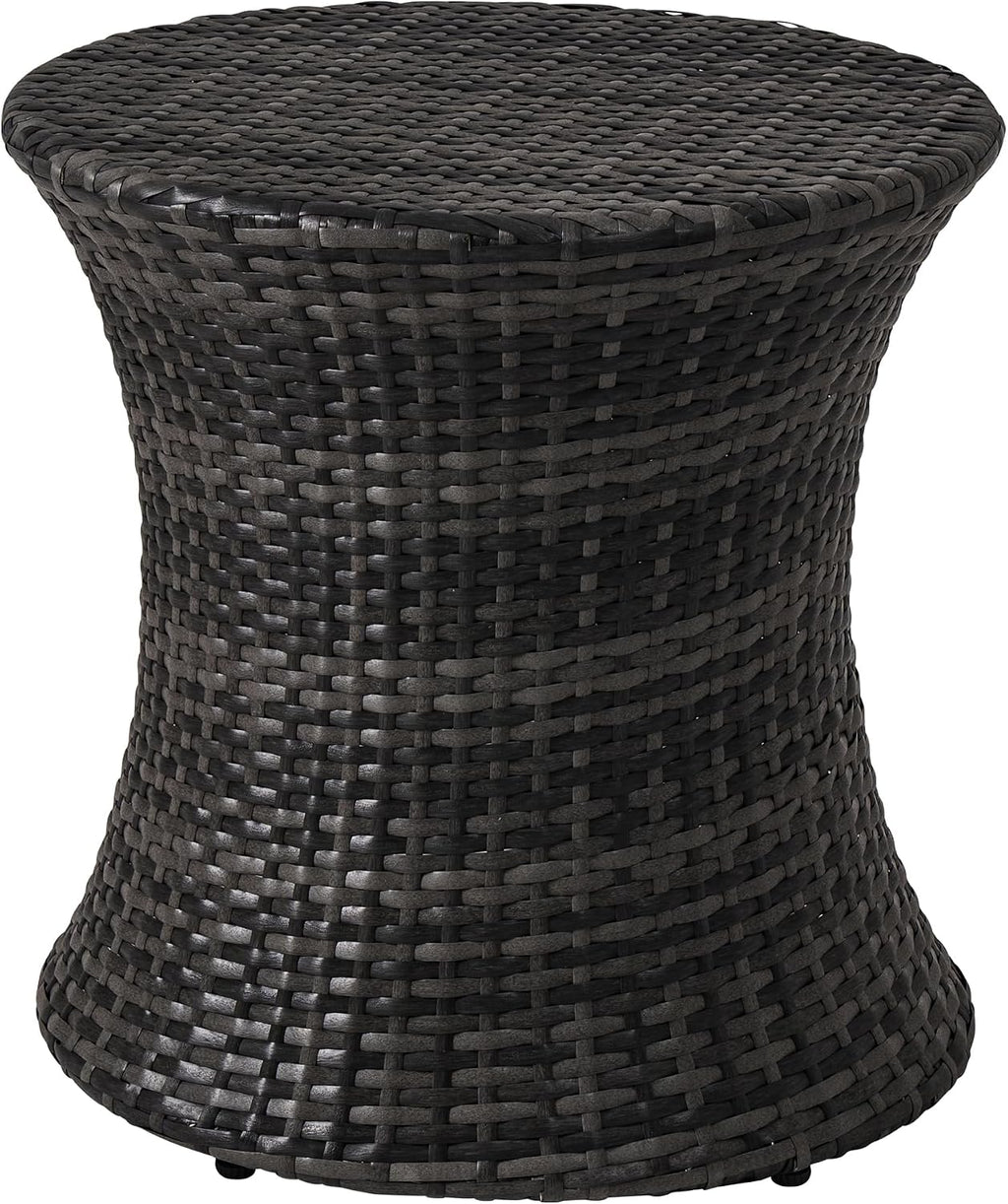 Sundale Outdoor Wicker Small Side Table Patio Rattan End Table