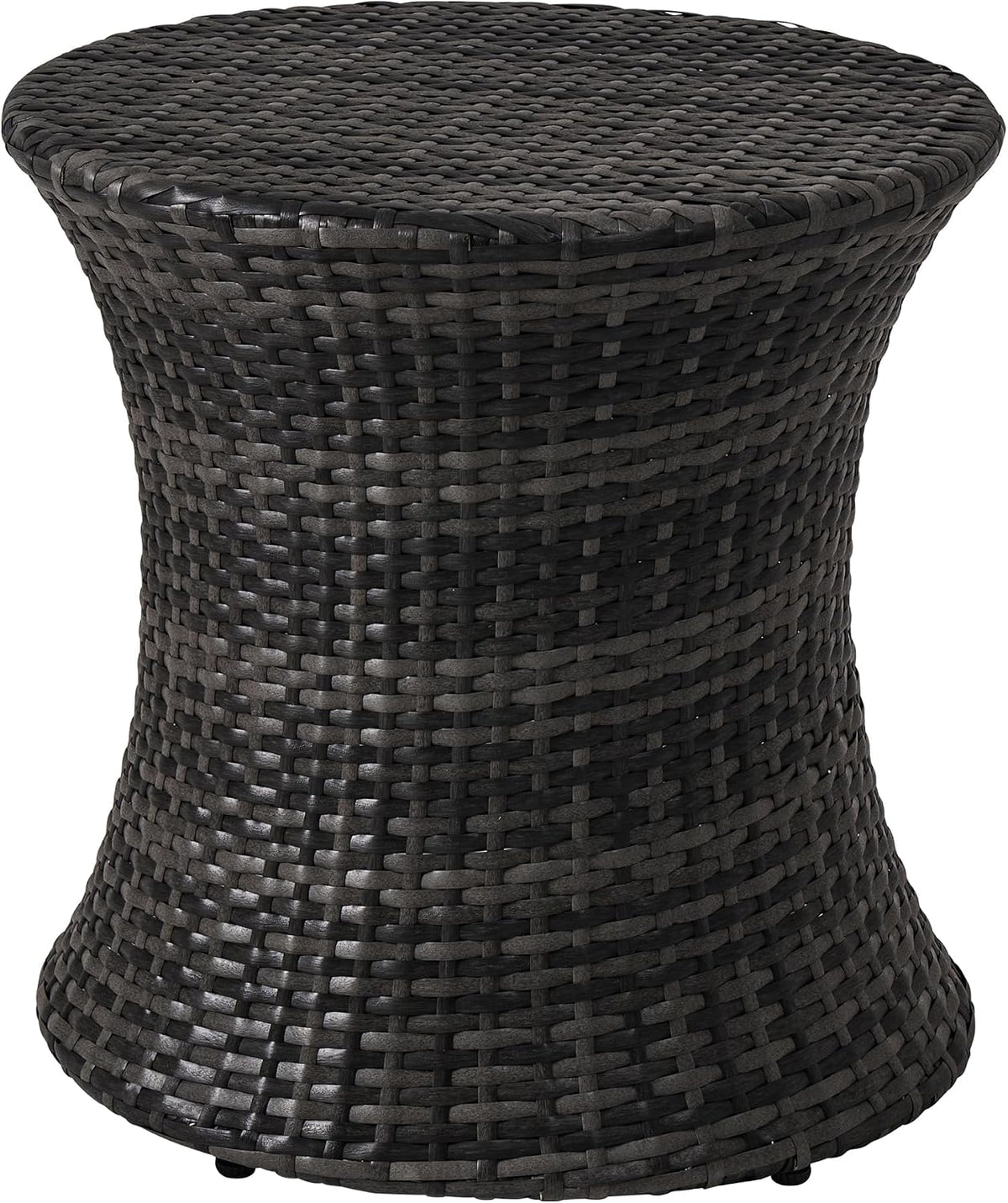 Sundale Outdoor Wicker Small Side Table Patio Rattan End Table
