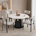 Dining Chairs Set of 4, Modern Upholstered Fabric Kitchen Chairs
