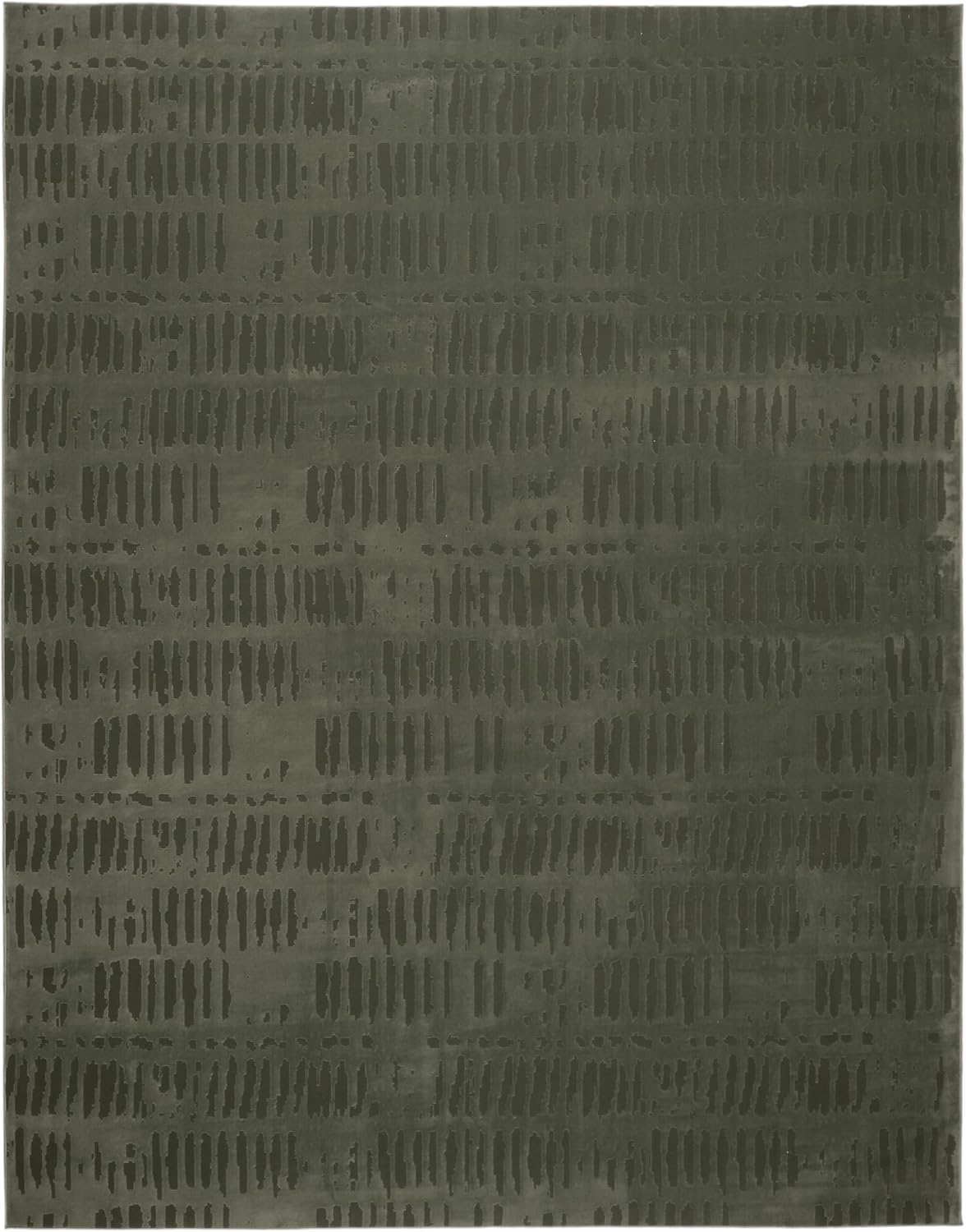 Revival Rugs Shell 7'x9' Area Rugs - Washable, Medium Pile, Green