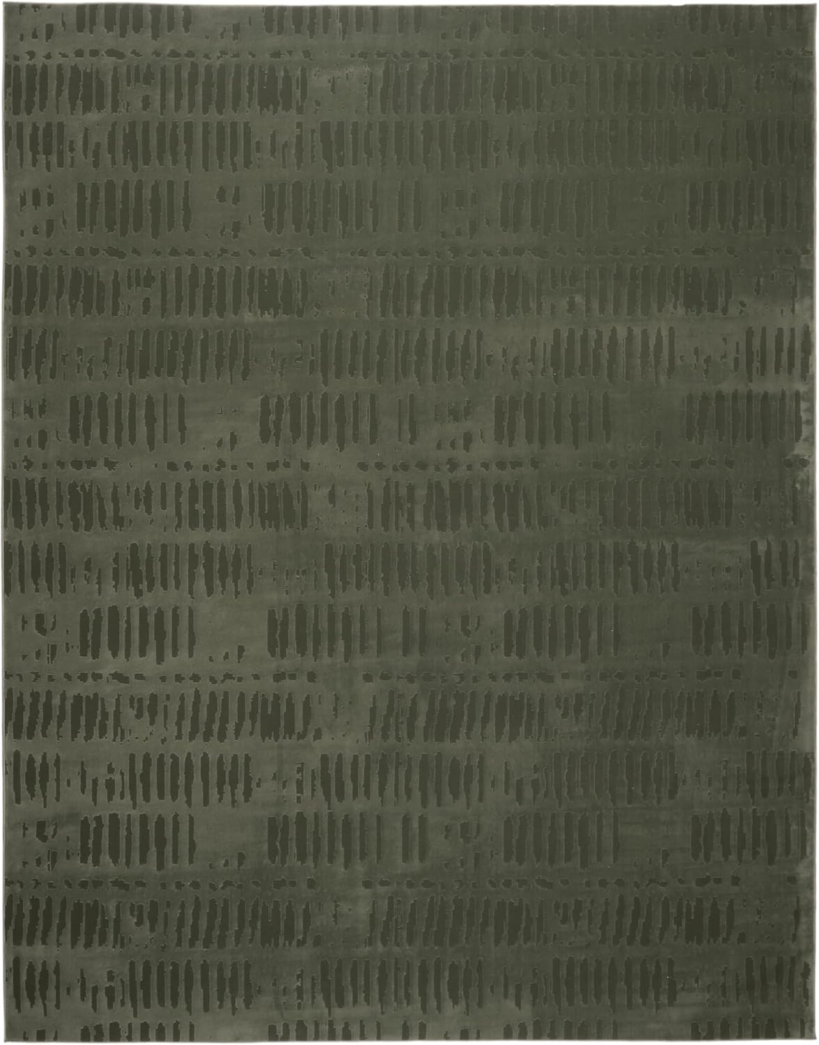 Revival Rugs Shell 9'x12' Area Rugs - Washable, Medium Pile, Green