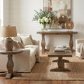 Martin Svensson Home Napa Solid Wood Flip Top Sofa Table, Natural