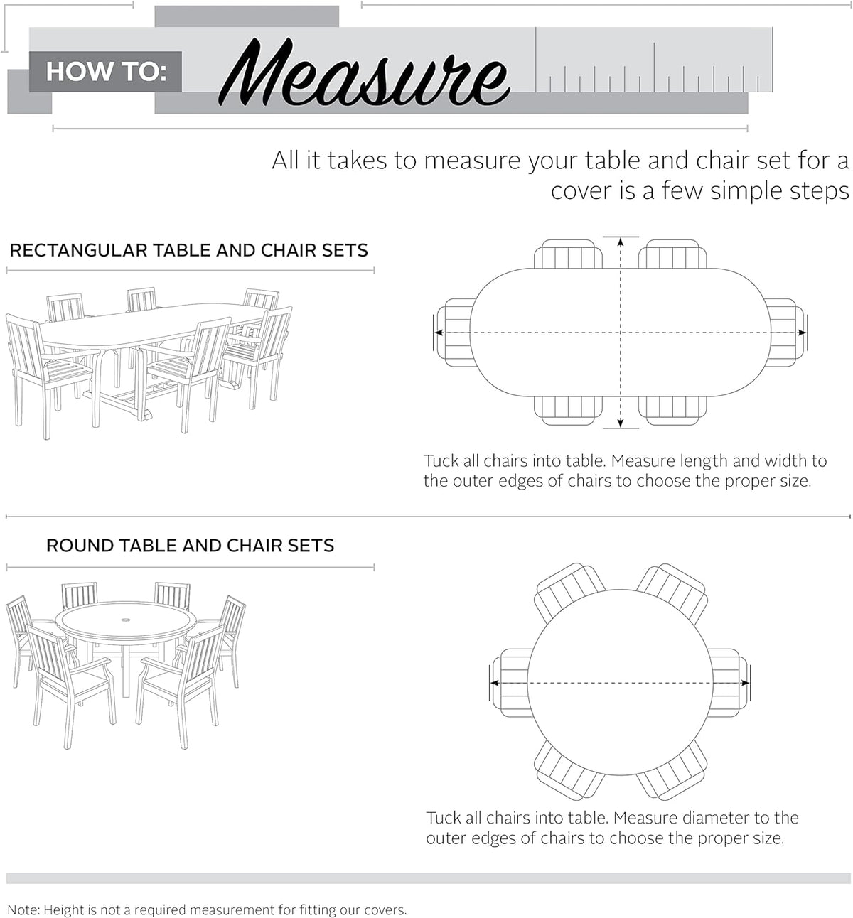 Classic Accessories Veranda Water-Resistant 94 Inch Round Patio Table & Chair Set Cover with Umbrella Hole, Outdoor Table Cover