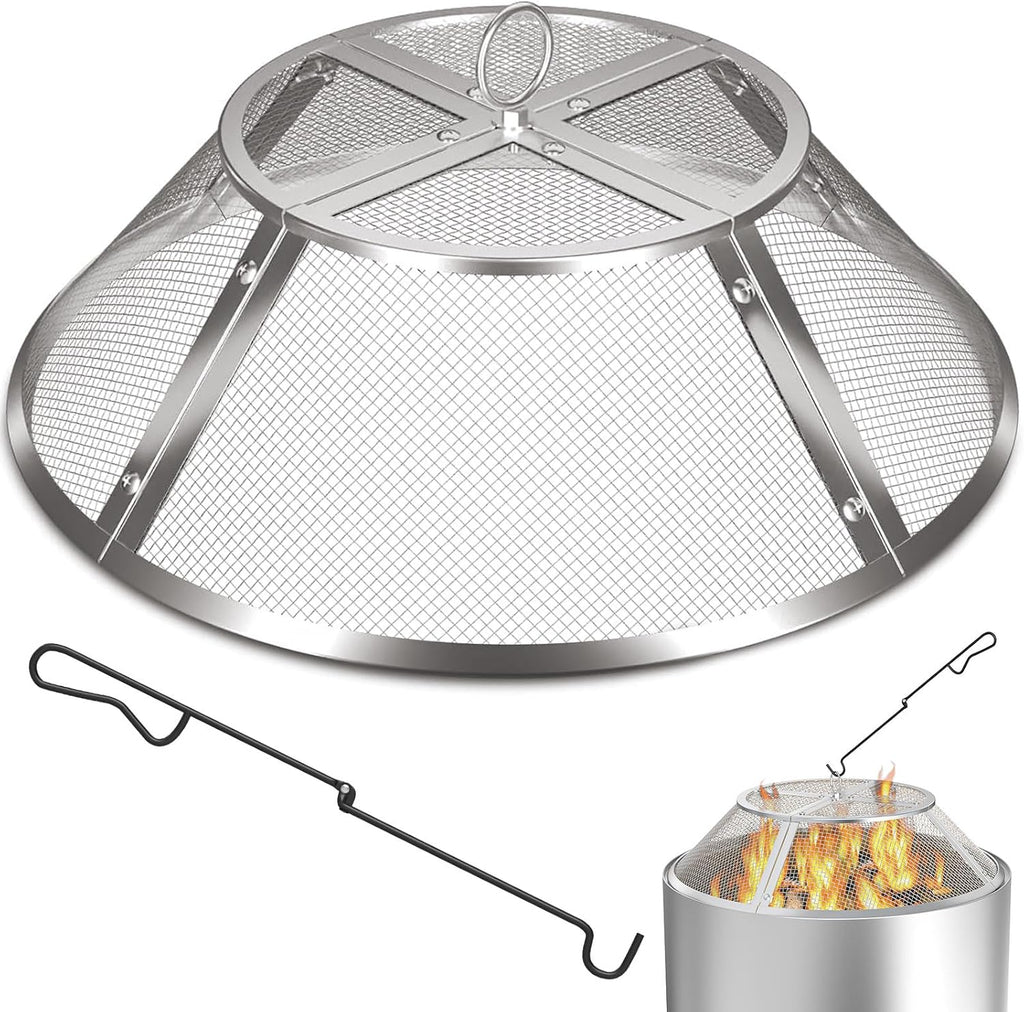Fire Pit Spark Screen for Solo Stove Range, 15 Inch
