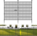 No Dig Garden Fence Outdoor for Yard, 40in (H) x 23.6ft(L)