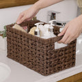 GRANNY SAYS Wicker Storage Baskets for Shelves, Brown Wicker Baskets,2-Pack