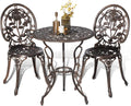 HOMEFUN Bistro Table and Chairs Set of 2, Bistro Set Outdoor