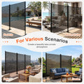 70.87" H x 47.24" W Outdoor Privacy Screens, Metal Fence Privacy Screen