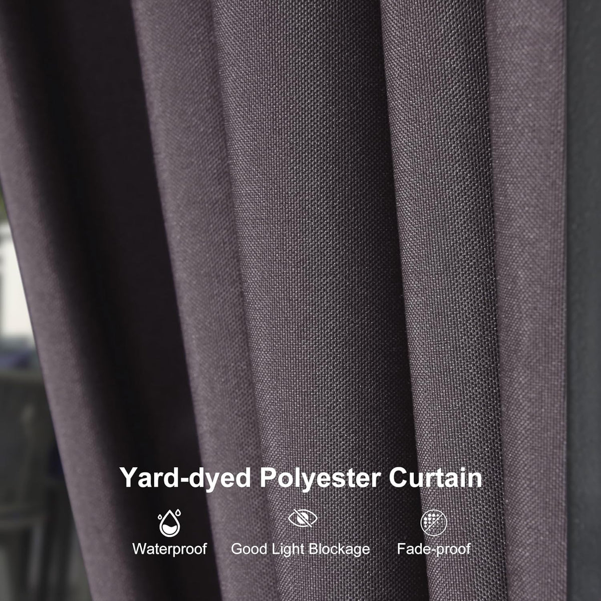 PURPLE LEAF Hardtop Gazebo 10' x 12' Aluminum with Privacy Curtain, Grey