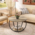 GreenForest Small Round Coffee Table Living Room