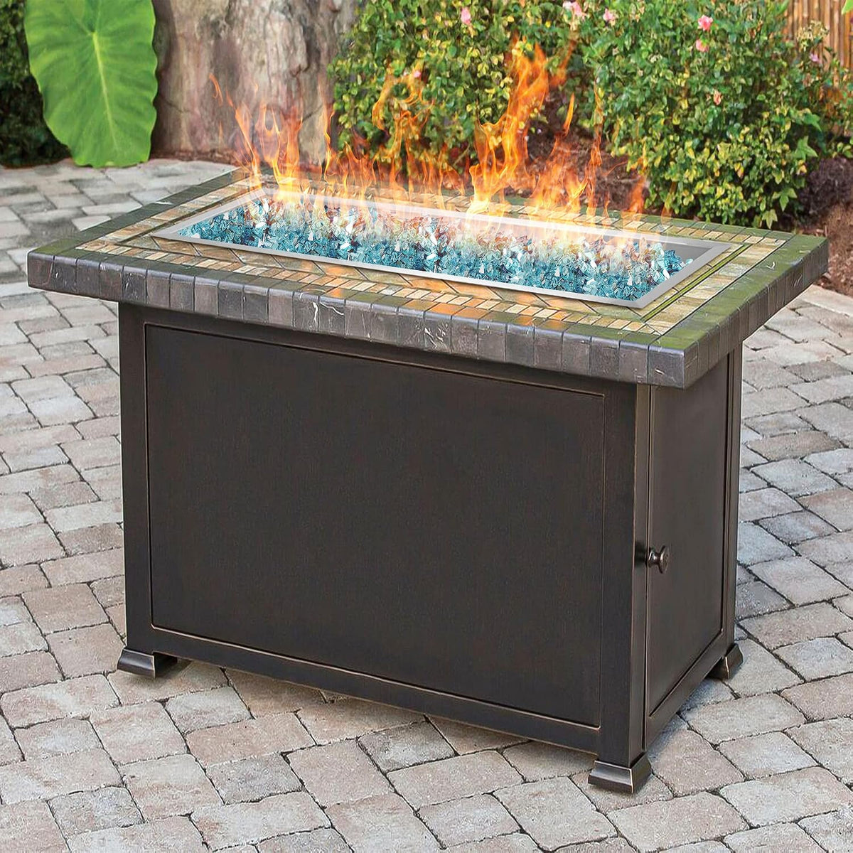 Stanbroil 48 x 14 Inch Rectangle Drop-in Fire Pit H-Burner Pan