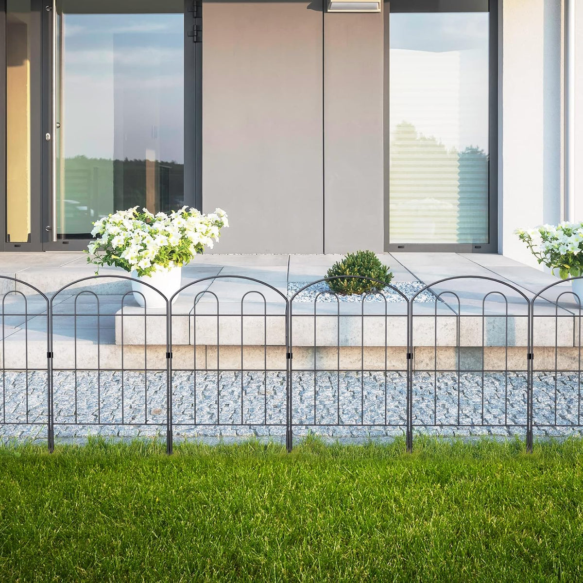 Decorative Garden Fence 24in x 30ft, Flower Bed Fencing Panels