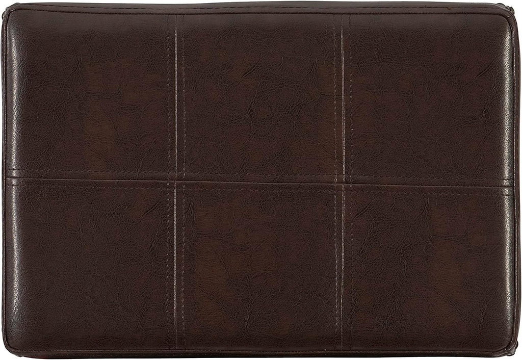 Linon Home Décor Kingston, 32" x 18.75" x 13.25", Model Number: 55816BRNPU-01-KD-U