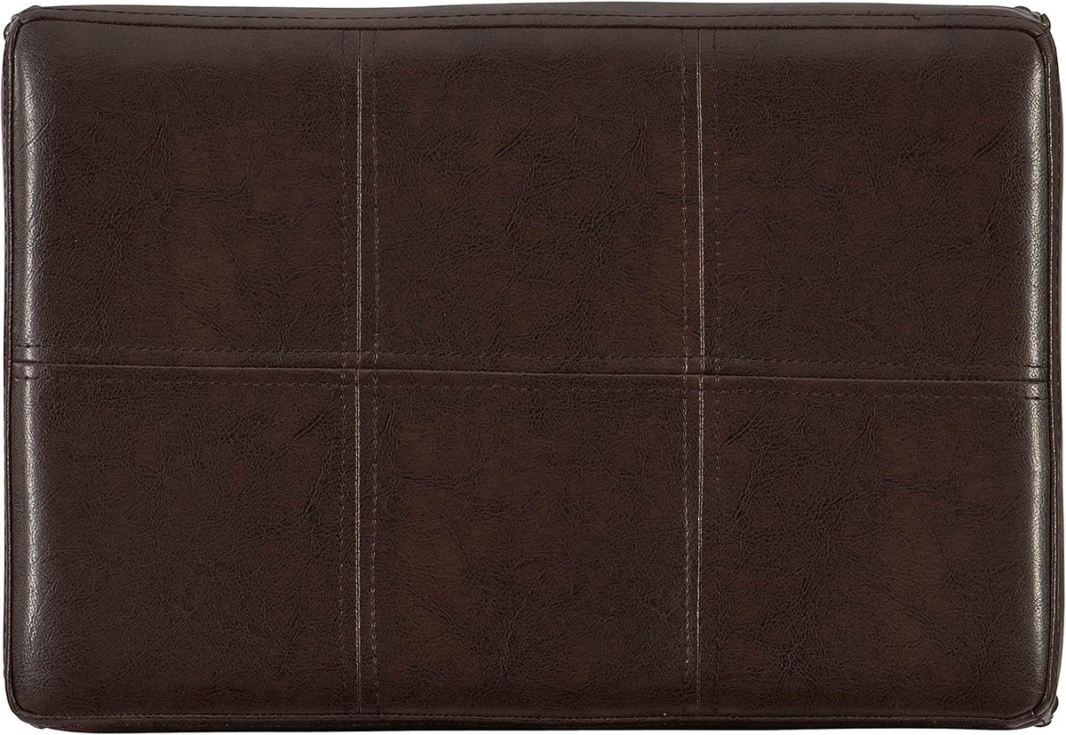 Linon Home Décor Kingston, 32" x 18.75" x 13.25", Model Number: 55816BRNPU-01-KD-U
