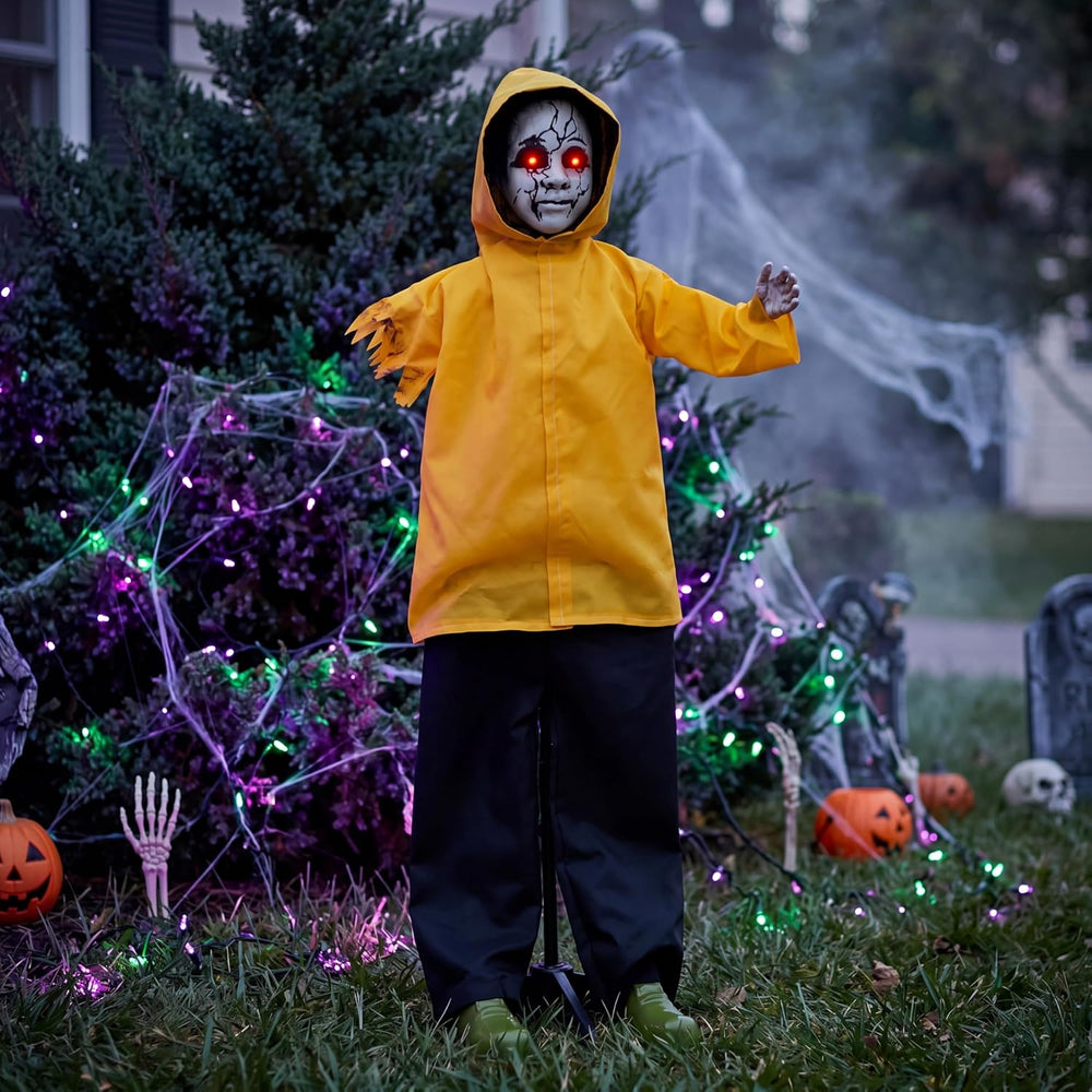 JOYIN Halloween Decorations Outdoor Ghost, Life Size Halloween Animatronics G...