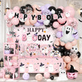 Pink Halloween Party Decorations Kit Halloween Happy Boo Day Birthday Party