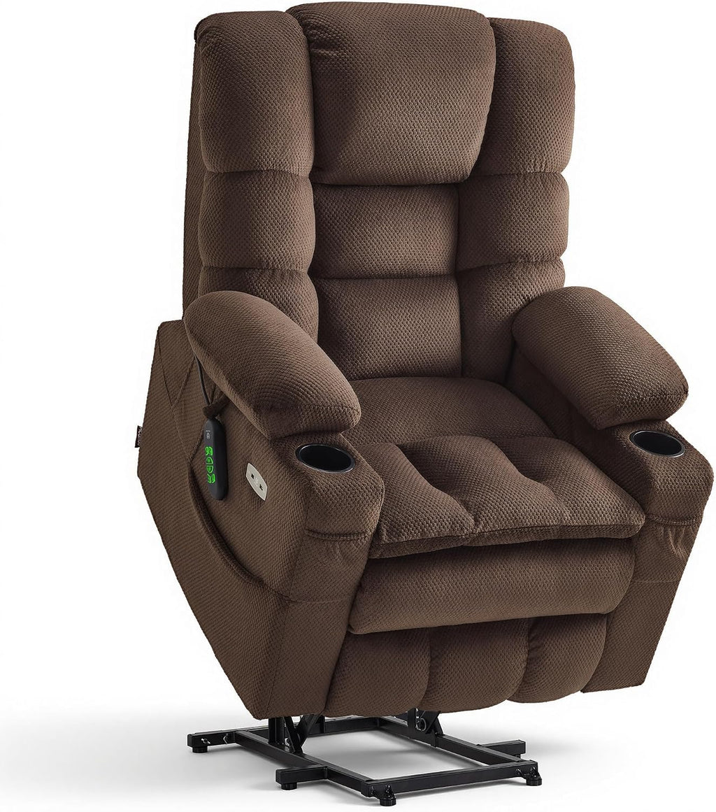 MCombo 3 Motor Large Power Lift Recliner for Elderly, Massage & Heat, 7634